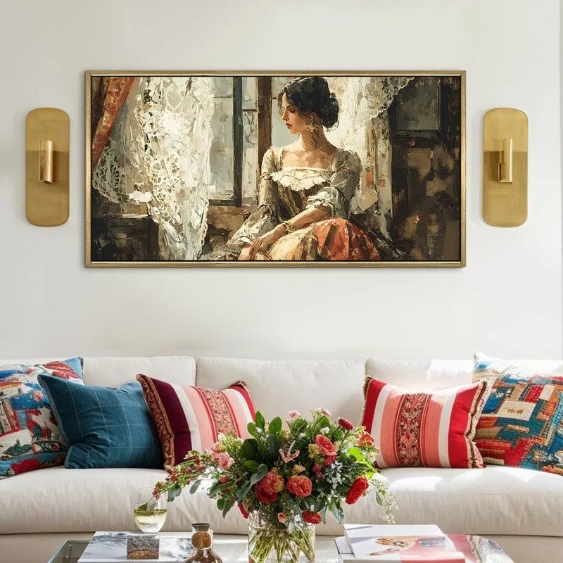 Windowhush Canvas Wall Painting With Frame media 1