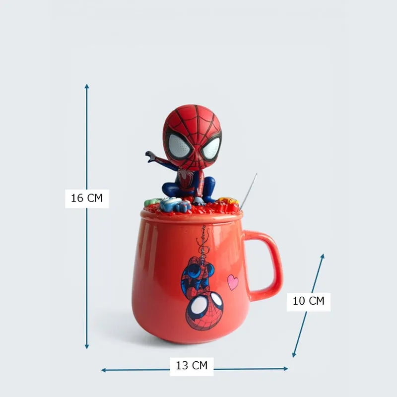 Spider Hero Ceramic Coffee Mug With Lid (350 mL) media 7