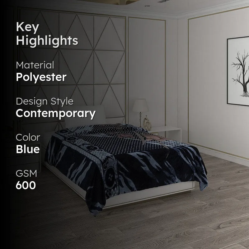 Monte Carlo Midnight Weave Blanket - 600 GSM media 2