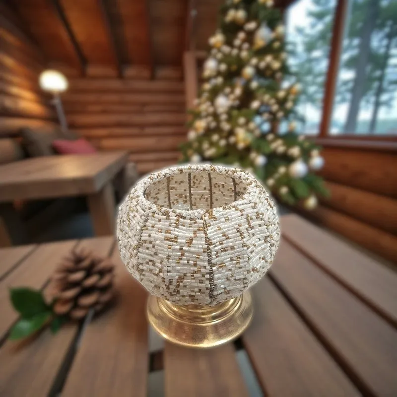 Festive Bowl Tea Light Candle Holder media 4