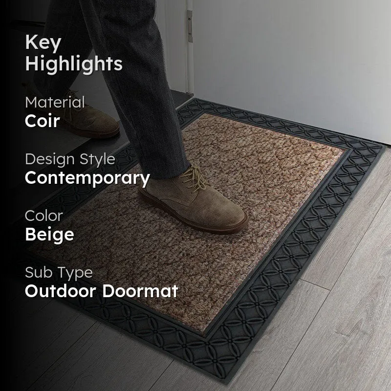 Coir Craft Anti-Skid Coir Door Mats - Beige media 2