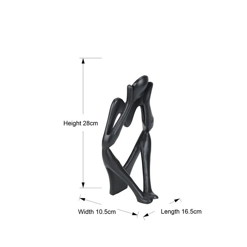 Echo Of Silence Aluminium Showpiece - Black media 6