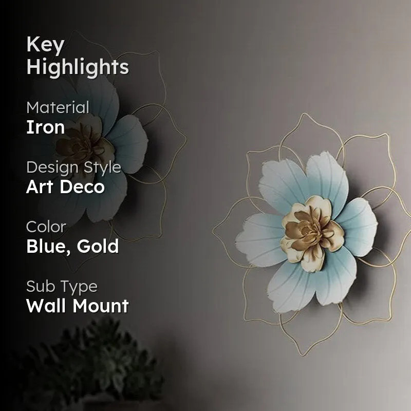 Luna Bloomia Iron Wall Accent - Set Of Two media 2