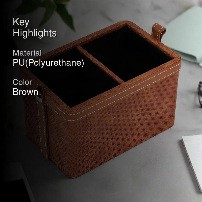 Wicka Dote Desk Organiser - Brown media 2