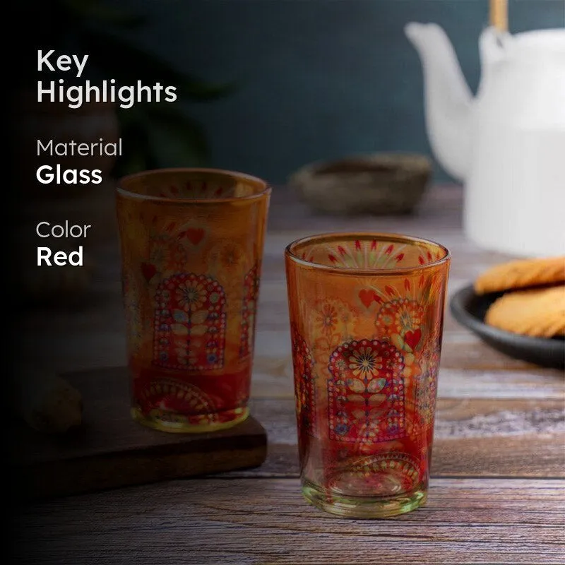Vibrant Jharokha Chai Glass - Set Of Two media 2