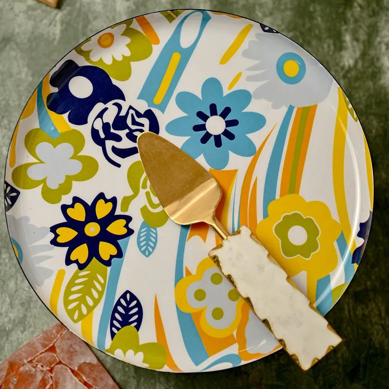 Ima Floral Metal Cake Stand media 3