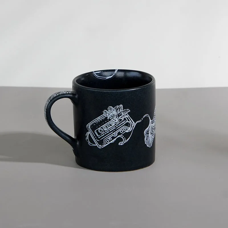 Casette Ceramic Coffee Mug (300 mL) - Black media 3