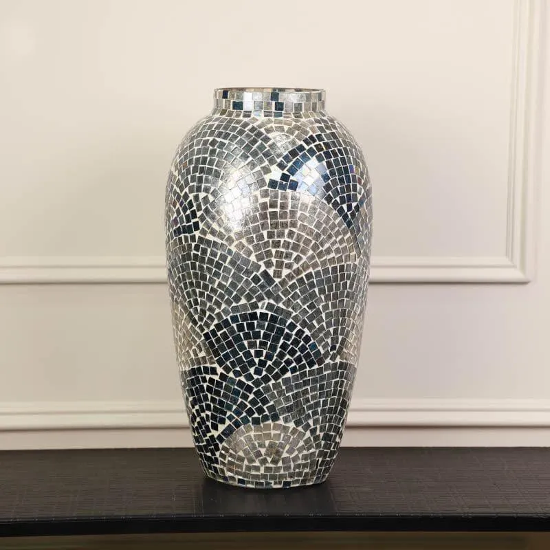 Melaina Mosaic Oval Vase media 3
