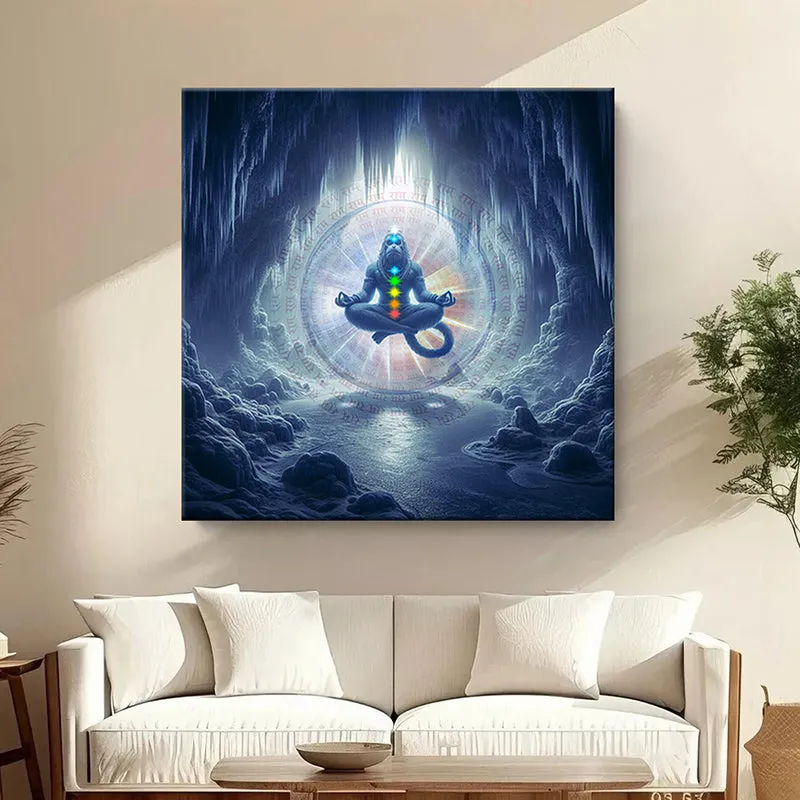 Shivaloga Poly Canvas Wall Painting media 1