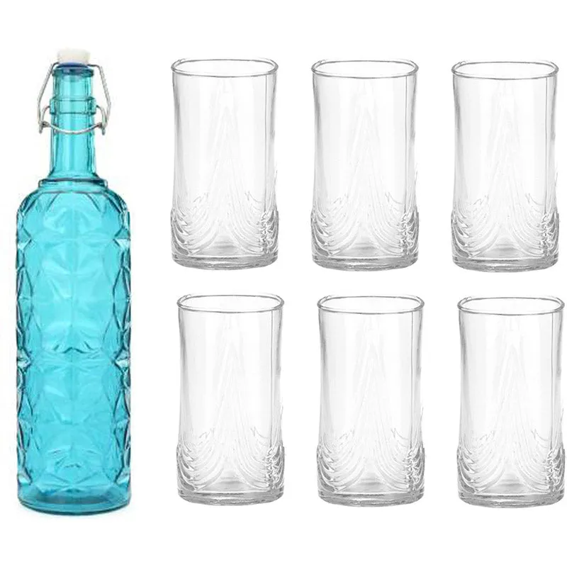 Rafferty 1000 mL Water Bottle With 300 mL Glasses - Seven Piece Set media 3