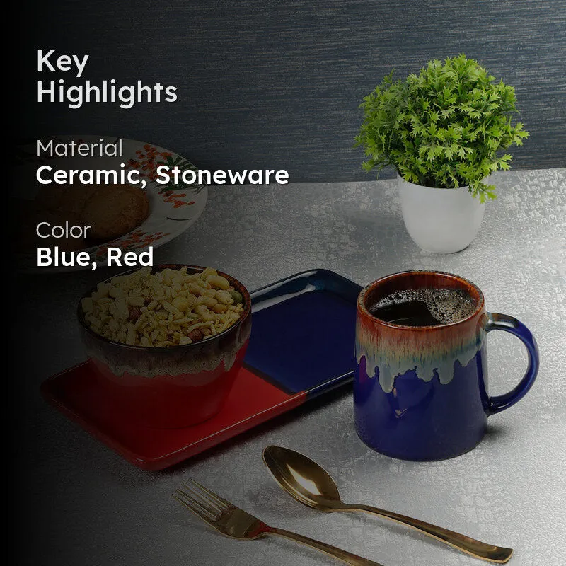 Bonita Tea Set (Blue) - Three Piece Set media 2