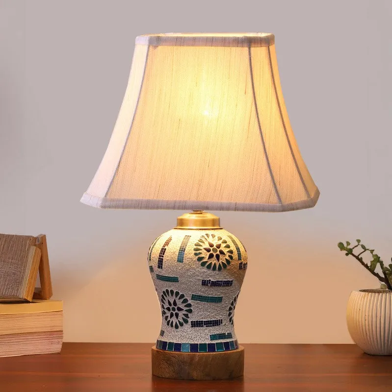 Sonara Square Wooden Table Lamp - Multicolor media 3
