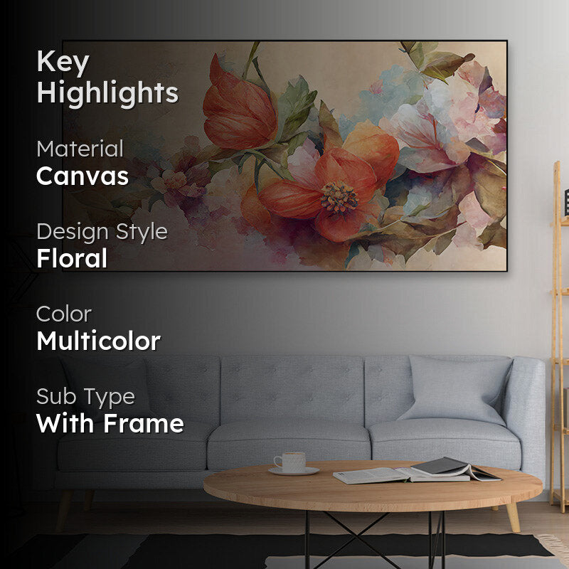 Skyla Floral Wall Painting media 2