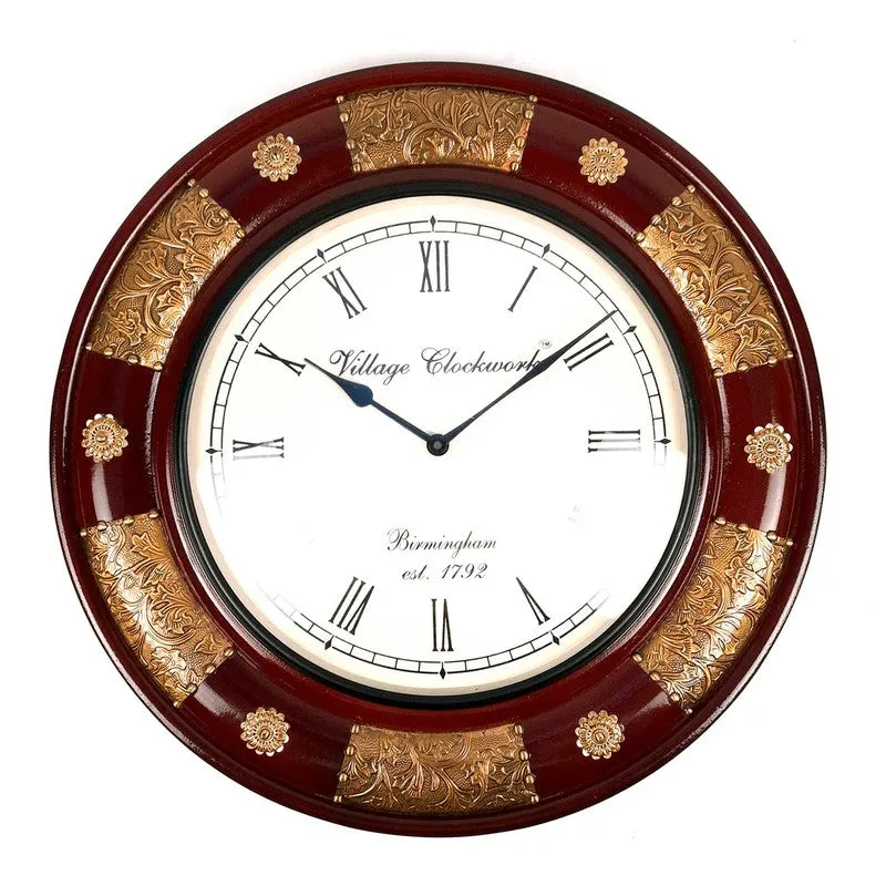BoldHour Accent Wooden Wall Clock media 3