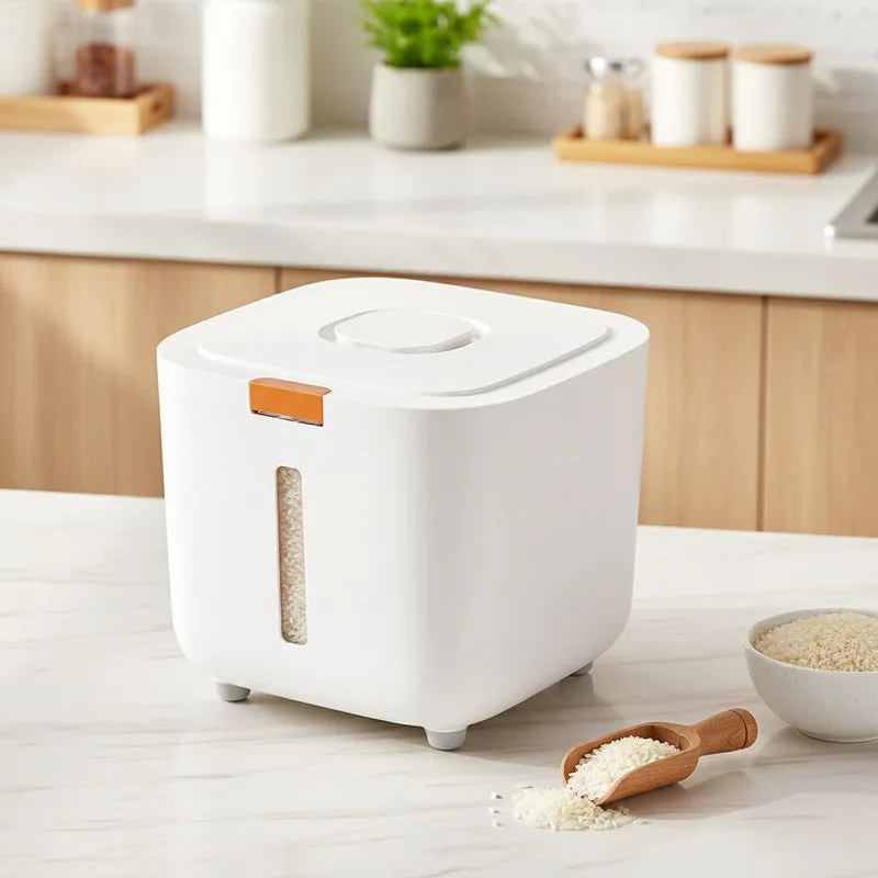 Rioware Pure Store Plastic Rice Container - 5 L media 1