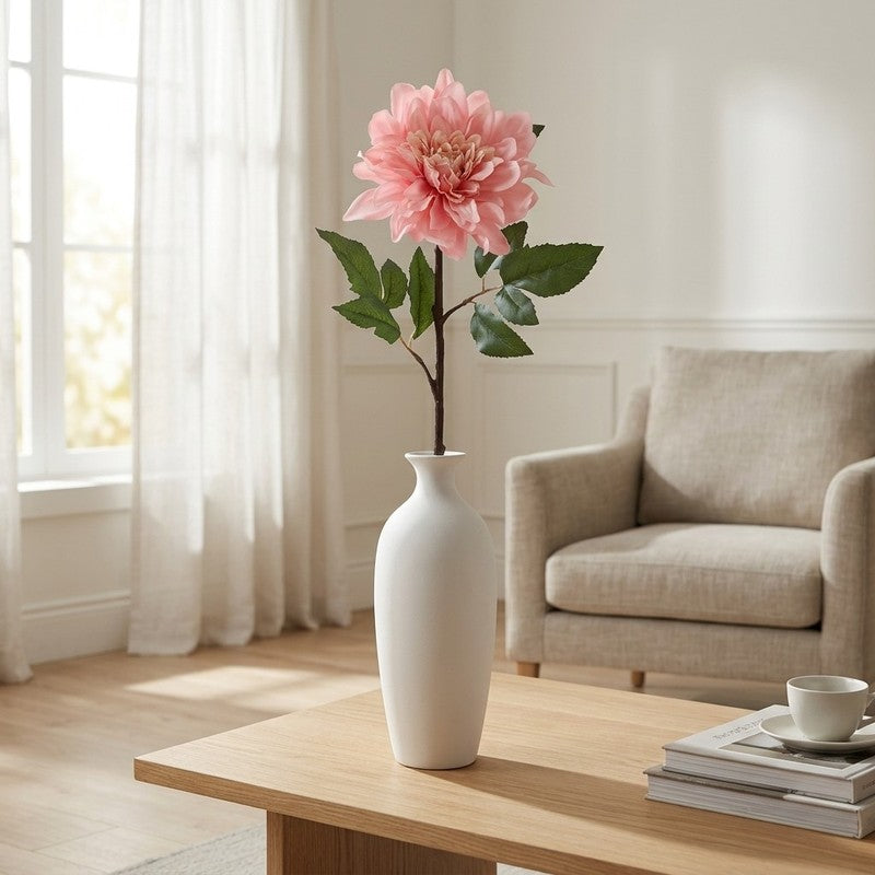 Dahlia Artificial Flower Stem - Pink