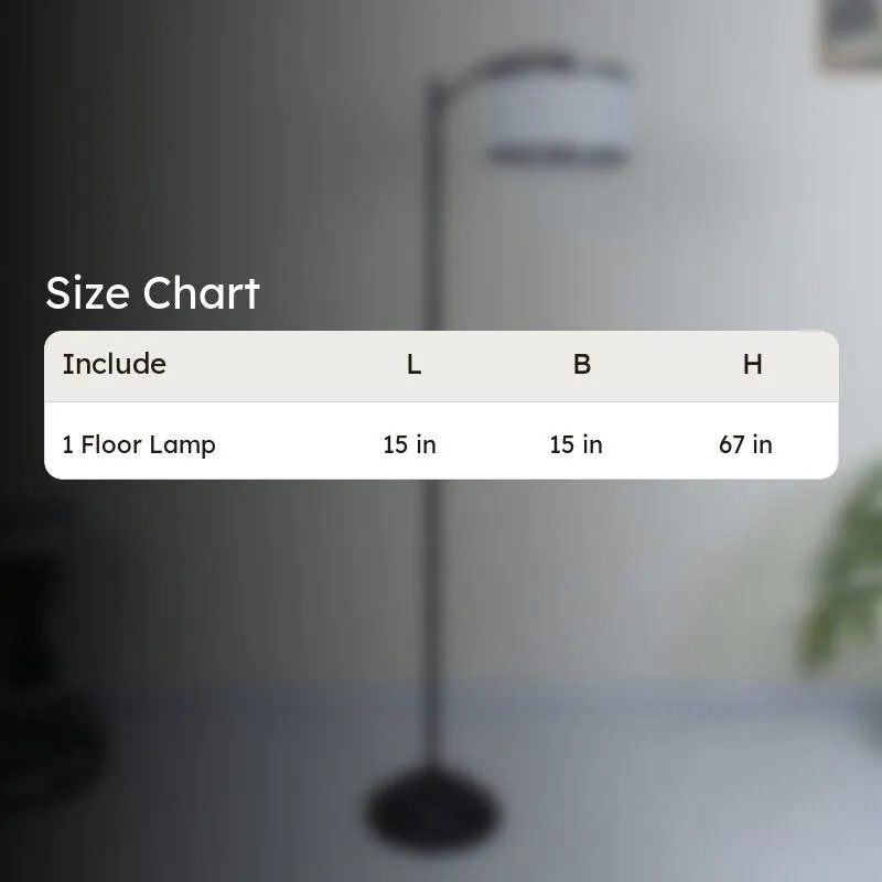 Monique Solid Arched Iron Floor Lamp media 5