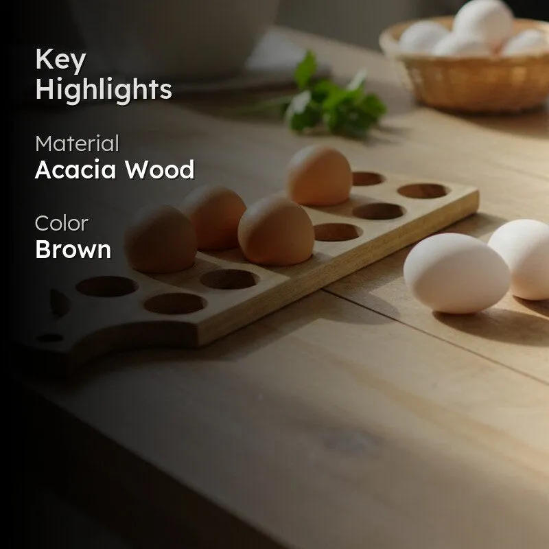 Oaknest Wooden Egg Holder media 2