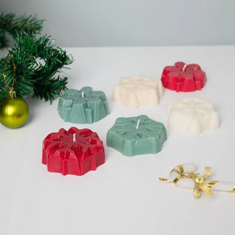 Frosty Flame Scented Candle - Set Of Six media 3