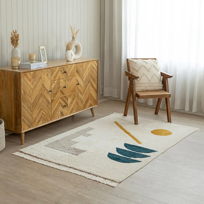 Rivor Handwoven Cotton Rug media 3