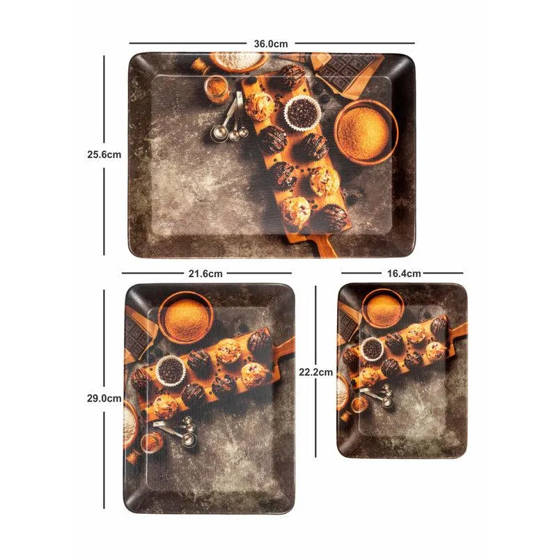 Servewell Teacake Bite Serving Tray - Set Of Three media 4