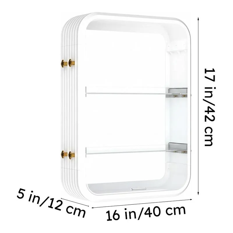 Easy Store Wall Shelve - White media 7