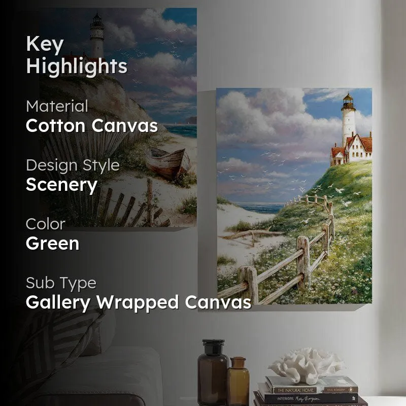 Cliff House Wall Art - Set Of Two media 2