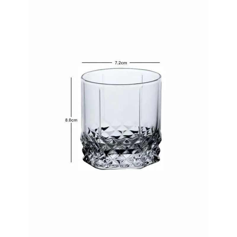 Pasabahce Cassey Old Fashioned Glasses (250 ML) - Set Of Six media 6