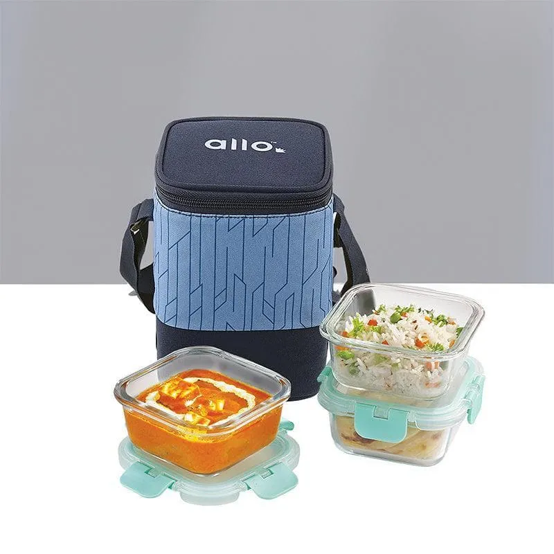 Jonas Lunchbox With Square Circuit Bag (310 ML) - Set Of Three media 3