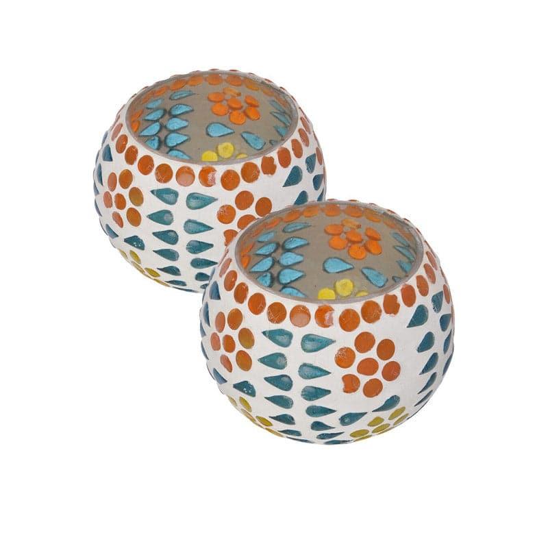 Floral Dot Tealight Candle Holder - Set Of Two media 4