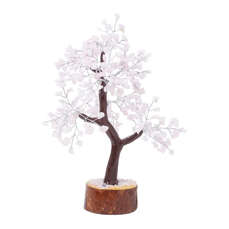Agate Wishing Tree Handcrafted Showpiece - Pink media 3