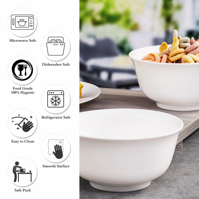 Bone China Soup Bowls (700 mL Each) - Set Of Two media 4