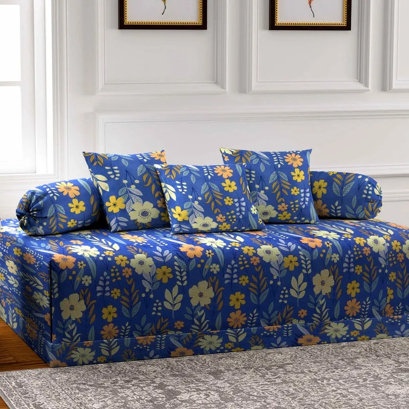 Rosellea Printed Diwan Set - Six Piece Set media 3