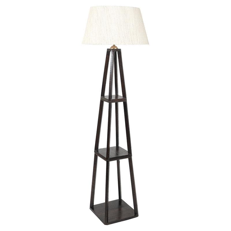Seasa Wistera Floor Lamp With Shelf - Light Beige media 4