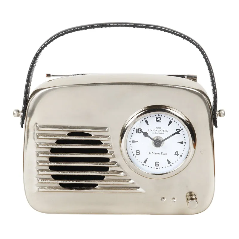 Melody Minutes Table Clock - Silver media 3