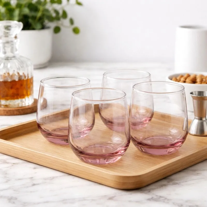 Glass Scotch Glasses (360 mL Each) - Set Of Four media 1