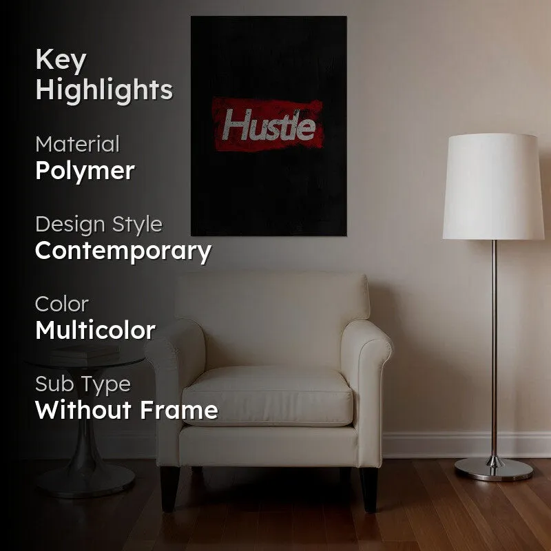 Hustle Vibe Wall Poster media 2
