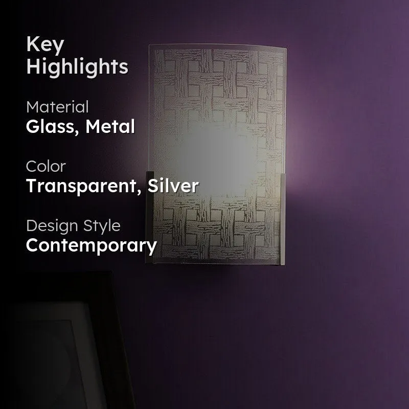 Plaedo Glass & Metal Wall Lamp media 2