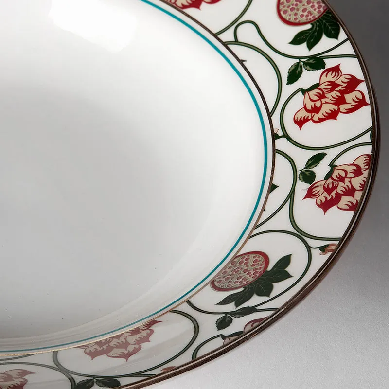India Circus Fleurella Bone China Pasta Plate - Set Of Two media 6