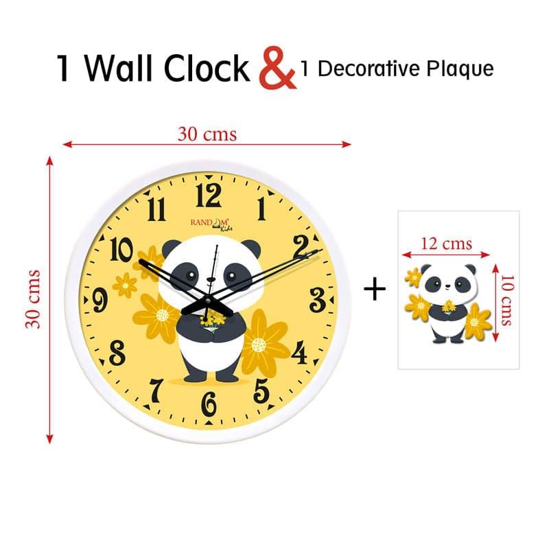 Panda Bloom Wall Clock | Vaaree