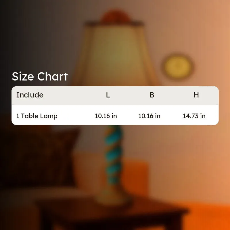 Elara Rivo Wooden Table Lamp - OffWhite media 9