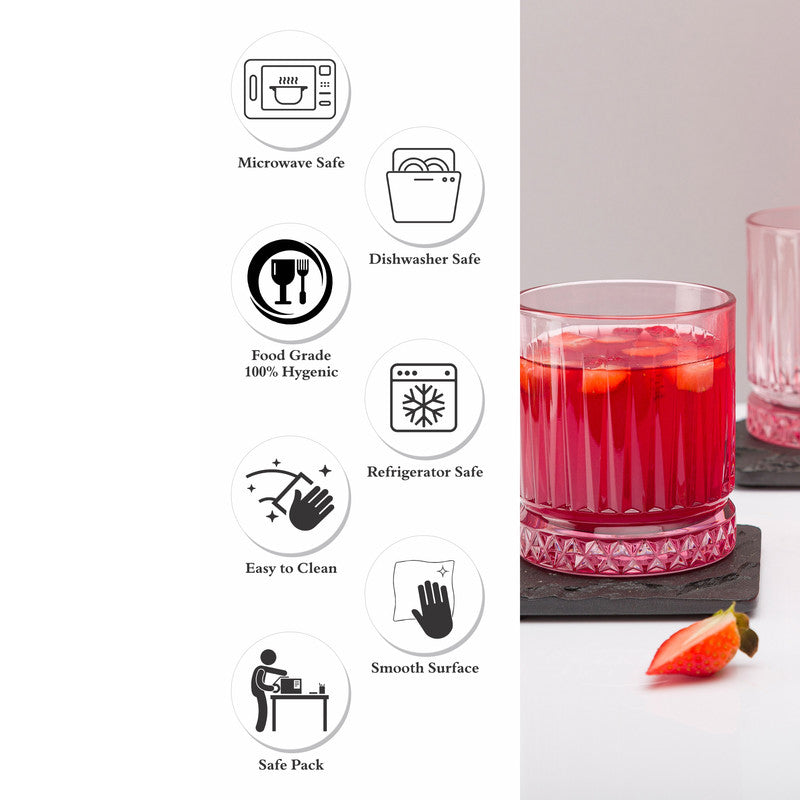 Pasabahce Liara Tinted Glass (355 ML) - Set Of Four media 3