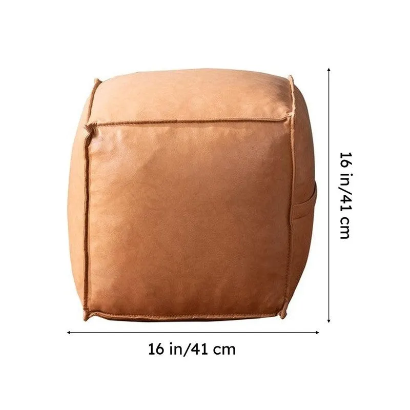 Material Focus Pouffe (Brown) - Set Of Two media 10