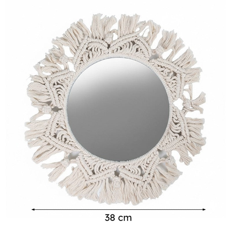 Roxanne Macrame Wall Mirror media 6