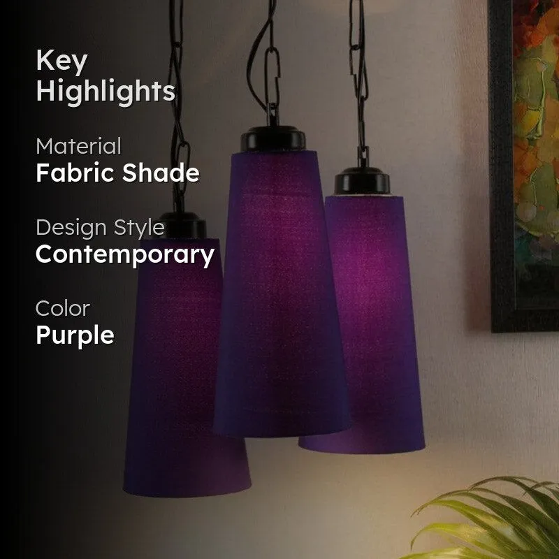 Ambra Ceiling Lamp - Purple media 2