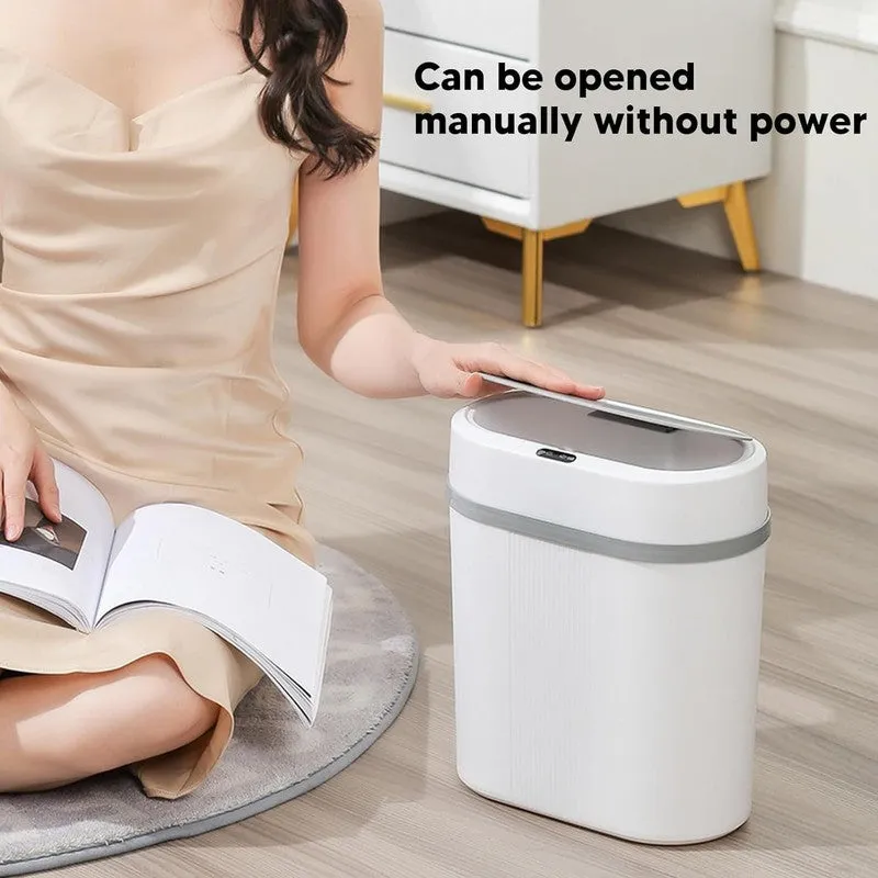 Air Wave Smart Motion Sensor Dustbin - White media 7