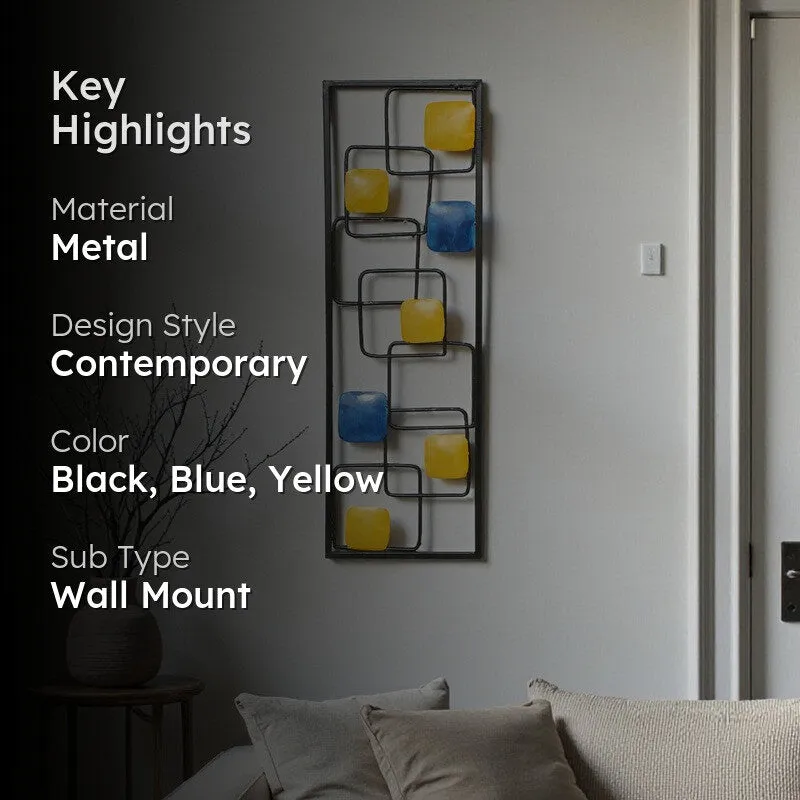 Geometric Rhythm Metal Wall Accent media 2
