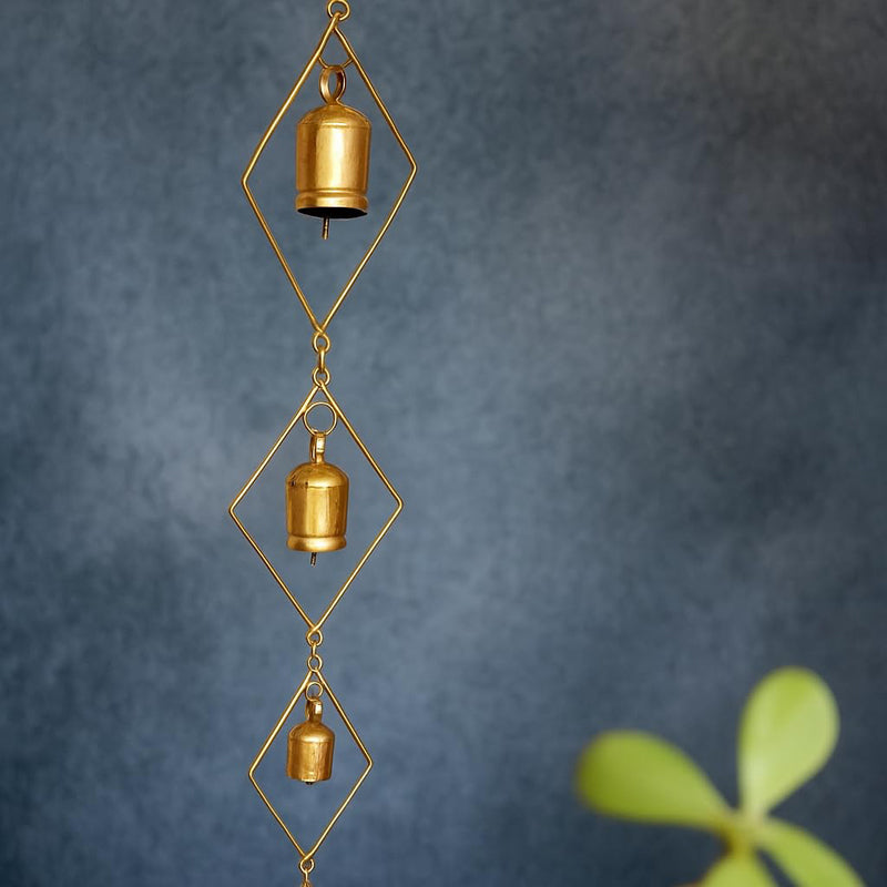 Metal Diamond Bell Windchime media 3