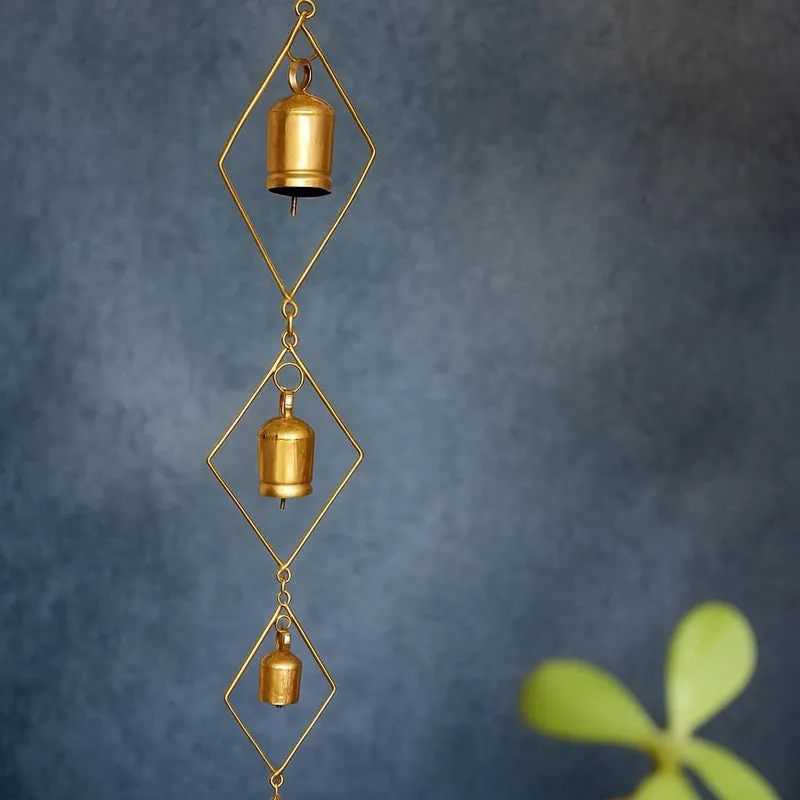 Metal Diamond Bell Windchime media 3
