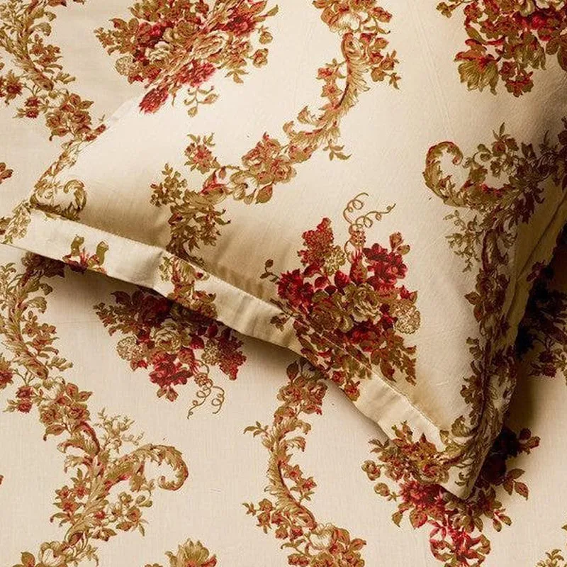 Kaureena Printed Cotton Bedsheet (Beige,Brown) - 300 TC media 7